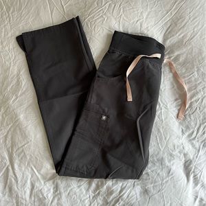 Charcoal Figs Kade cargo scrub pants